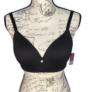 Adore Me Black Wireless Padded Bra